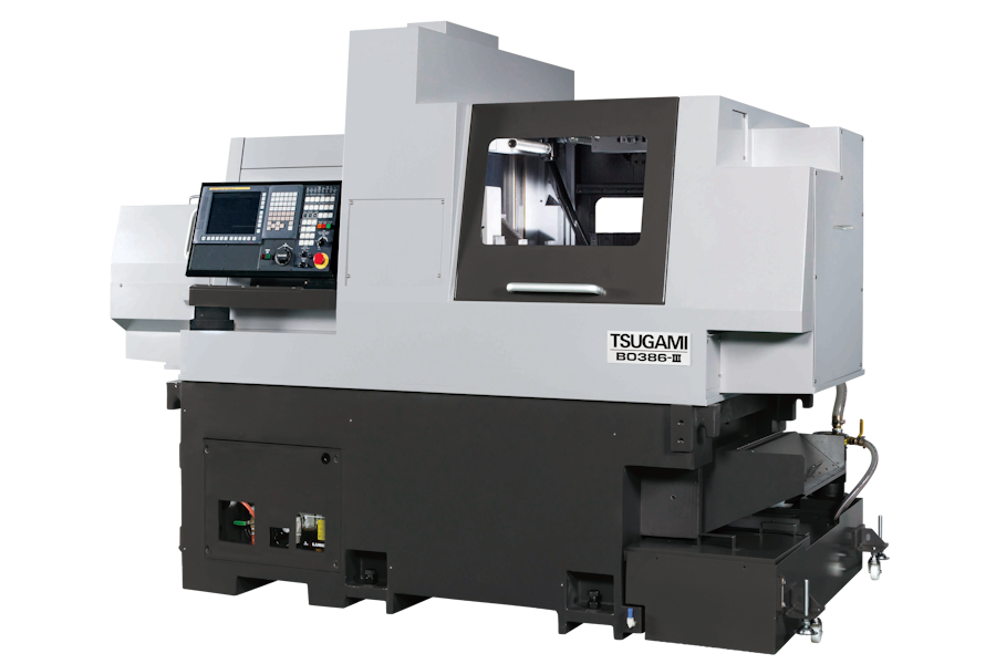 Tornos CNC Automatico de Presición Tipo Suizo de Torretas Opuestas de Ø38mm